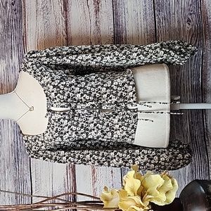 NWOT LEVI'S EMBRY TIE FRONT PUFFY SLEEVE CROP TOP